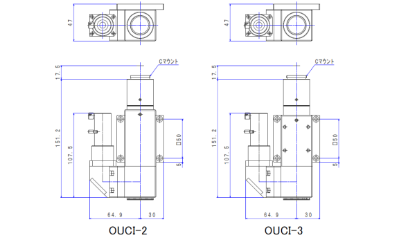 OUCI-2和OUCI-3外观图